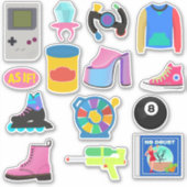 90のスタイルステッカーシート シール (正面)