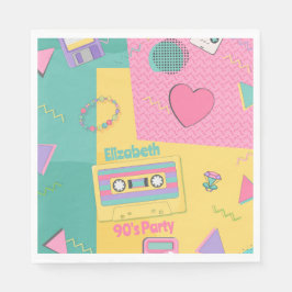 90のテーマ誕生会ナプキンス スタンダードランチョンナプキン