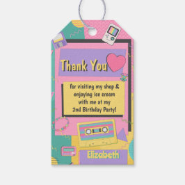 90のテーマ誕生日パーティー好意ギフトラベル ギフトタグ