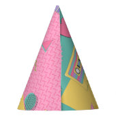 90のテーマ誕生日パーティー帽子 パーティーハット (裏面)