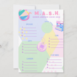 90のバチェロレッテマッシュテンプレート 招待状