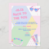 90のバチェロレッテ招待状 招待状 (正面/裏面)