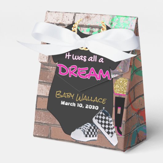 90のヒップホップ赤ちゃんシャワー女}テント フェイバーボックス (正面サイド)