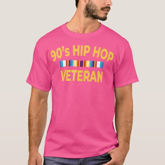 90のヒップホップ退役軍人 Tシャツ (正面)