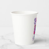 90のミックステープガールカセット誕生日 紙コップ (正面)