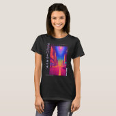 90のレトロSynthwave 日本の Vaporwave Otaku Aest Tシャツ (正面フル)