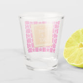 90の名門私立校風のパーティー ショットグラス (裏面)