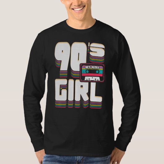 90の女の子 Tシャツ (正面)