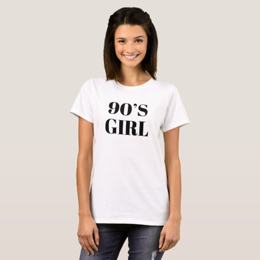 90の女の子 Tシャツ (正面フル)