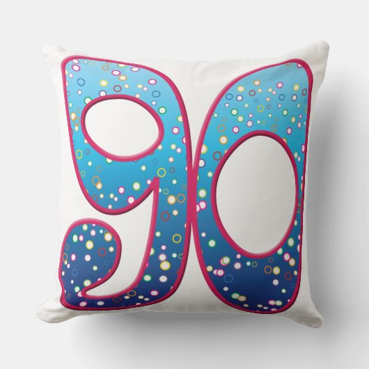 90の年齢の激賞 クッション (正面)