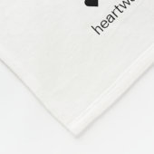 90の理由私たちがあなたを愛する90th誕生日コラージュ フリースブランケット (角)