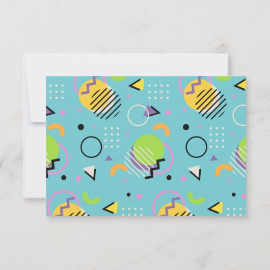 90の誕生日パーティーサンキューカード サンキューカード (裏面)