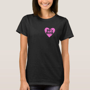 90のR&BラブハートRNBミュージック Tシャツ