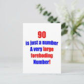 90は単なる数である ポストカード (スタンド正面)