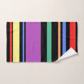 90インスパイアs 数々の はっきりした Black モダン  バスタオルセット (ハンドタオル)