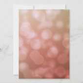 90エレガント誕生日招待状ピンク 招待状 (裏面)