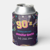 90ズネオンディスコビーブスレトロスタイトル 缶クーラー (缶正面)