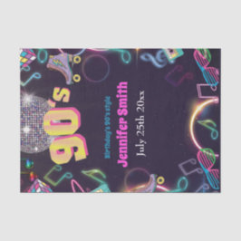 90ズネオンディスコビーブスレトロスタイトル 薄葉紙