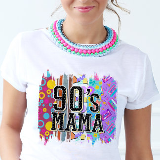 90ズマヒッピーレトログルービーブカラフルライト Tシャツ