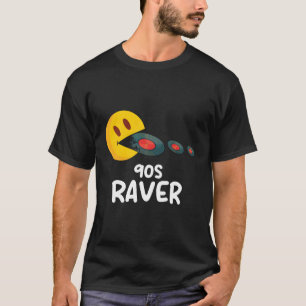 90ズレイブエムハウステクノ笑顔顔 Tシャツ