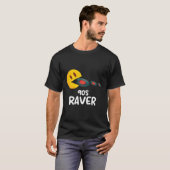 90ズレイブエムハウステクノ笑顔顔 Tシャツ (正面フル)