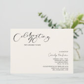 90トリップのまわりに・ザ・サンモダンバースデーパーティー 招待状 (スタンド正面)