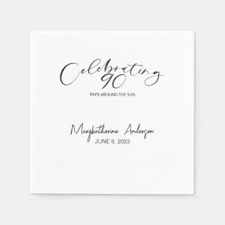 90トリップのまわりに・ザ・サン・バースデー・パーティー スタンダードカクテルナプキン