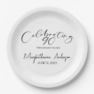 90トリップのまわりに・ザ・サン・バースデー・パーティー ペーパープレート