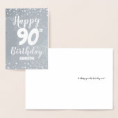 90ハッピーバースデーフォイルカスタムカード 箔カード (ディスプレー)