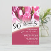 90バースデーパーティ招待状 招待状 (スタンド正面)