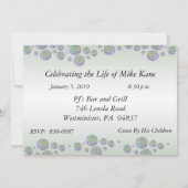 90パーソナライズされたバースデーパーティ招待状 招待状 (裏面)