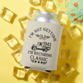 90パーソナライズされたヴィンテージ90th誕生日パーティー 缶クーラー