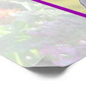 90パーソナライズされた番目の誕生日写真祈りの言葉 ポスター (角)