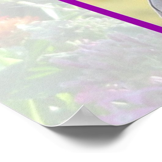 90パーソナライズされた番目の誕生日写真祈りの言葉 ポスター (角)