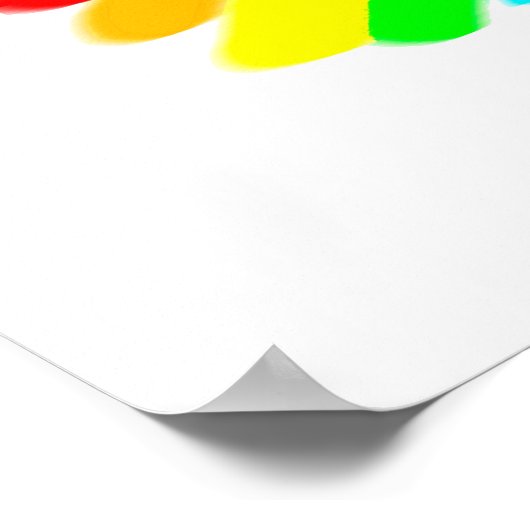 90パーソナライズされた番目の誕生日祈りの言葉 ポスター (角)