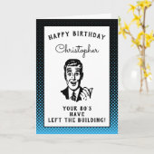 90パーソナライズされた誕生日オーバーザヒルおもしろい カード (黄色い花)