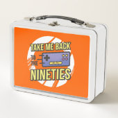 90代のゲームコントローラーに戻す メタルランチボックス (正面)