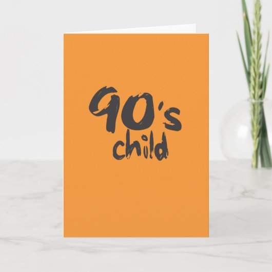 90代の子供の年齢カード カード (正面)