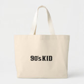 90代の子 ラージトートバッグ (正面)