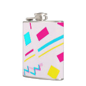 90代の手描きドードル フラスク (左)