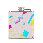 90代の手描きドードル フラスク (裏面)