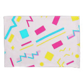 90代の手描きドードル 枕カバー (正面)