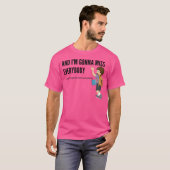90代恋しく思ようなおもしろいらラップの Tシャツ (正面フル)