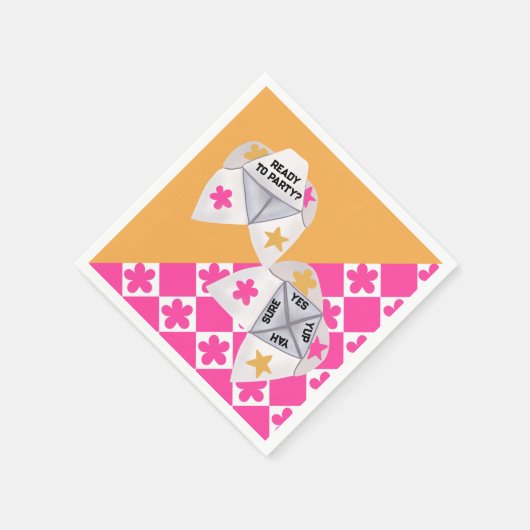 90名門私立校風の年代の捕手パーティー スタンダードカクテルナプキン (角)