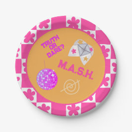 90名門私立校風のsスローバック ペーパープレート