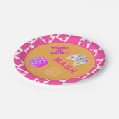 90名門私立校風のsスローバック ペーパープレート (アングル)