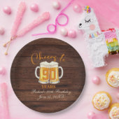 90周年おめでとう ペーパープレート (パーティー)