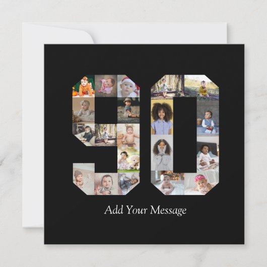 90周年写真コラージュ シーズンカード (正面)