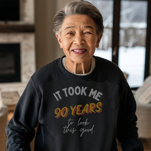 90年この良い90歳90歳 スウェットシャツ