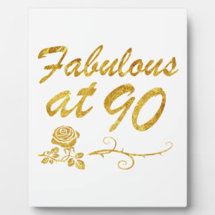 90年で素晴らしい フォトプラーク